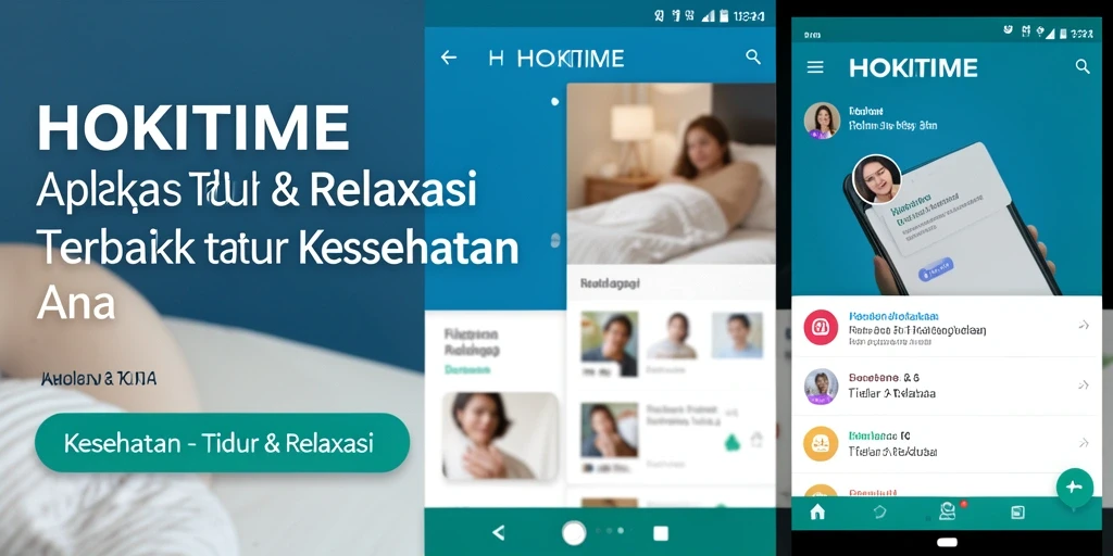 Tampilan antarmuka HOKITIME yang sederhana dan menenangkan.